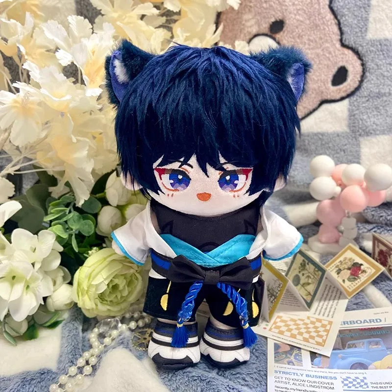 20cm Genshin Impact Plush Doll Wanderer Kaeya Clothes Clothing Cute Game Anime Cosplay Stuffed Toys boys girls Kids Gifts