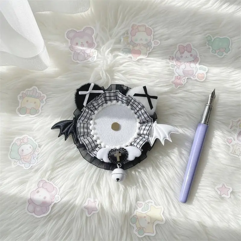 DIY Handcrafted Lace Anime Badge Holder Badge Base Itabag Pins Photo Display Bracket Ribbon Decoration For Ita Bag Ornament