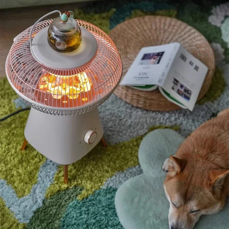 Small Solar Heater Household Energy Saving Air Heater Small Silent Carbon Fiber Heating Oven Electric Fireplace