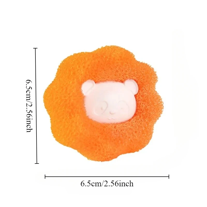 1/4pcs Pet Hair Remover Sponge Cleaning Balls Cat&Dog Sticky Hair Anti-tangle Reusable Washing Machine Filter Household Products