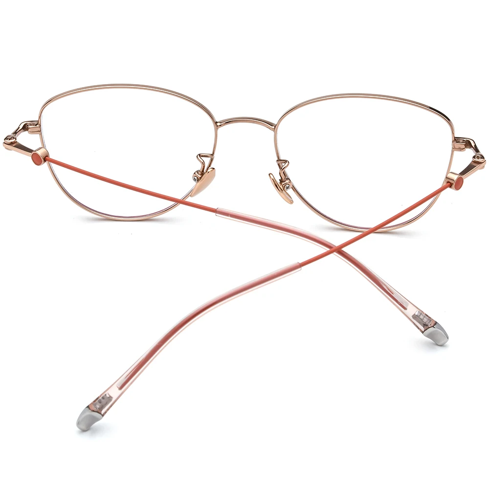 NIANZHEN إطار نظارات من التيتانيوم النقي للرجال 2025 جديد عين القط العلامة التجارية تصميم النظارات خفيفة الوزن نظارات ريترو 101 #3