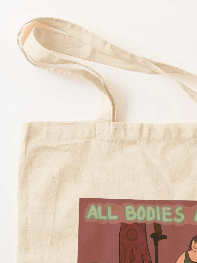 All Bodies Are Beautiful Tote Bag tote bag woman Shopper bag Fabric canvas tote