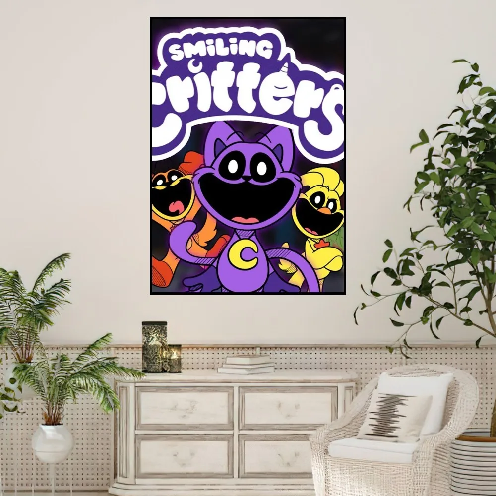 Gioco S-sorridente C-Critters P Poster stampe Wall Sticker pittura camera da letto soggiorno decorazione ufficio casa autoadesivo