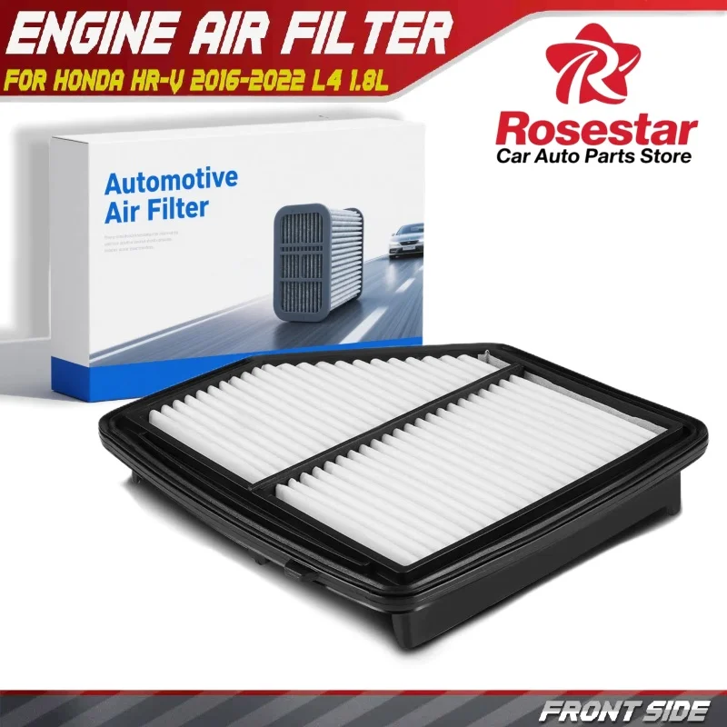 

Rosestar Engine Air Filter for Honda HR-V 2016 2017 2018 2019-2022 L4 1.8L Rigid Panel CA12052, WA10394, LX4590, 17220-51B-H00