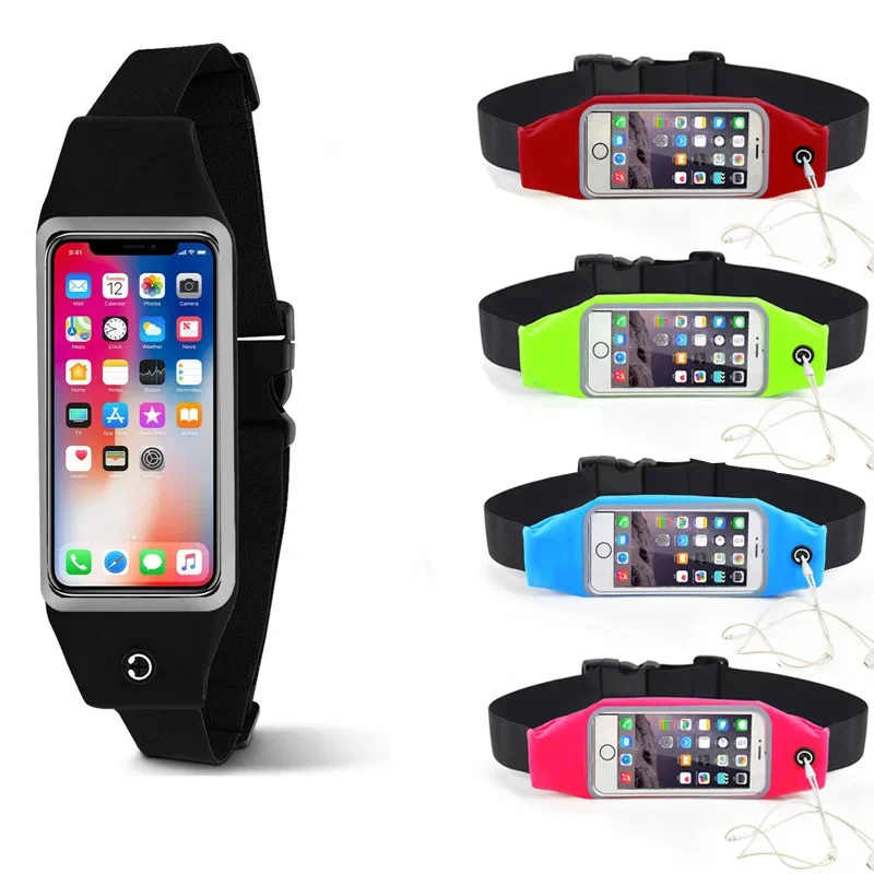 Waterproof Running Waist Bag Phone Touch Screen Pocket Outdoor Jogging Cycling Running Bag Adjustable Pack Purse Sports Belt Bag - Image 6