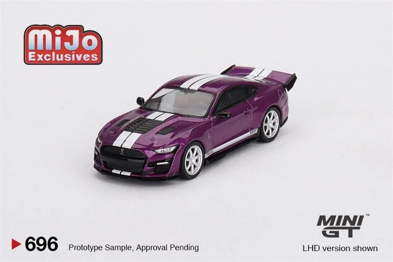 MINI GT Blister Card Packaging 1:64 Shelby GT500 Dragon Snake Concept Fuchsia Metallic LHD Diecast Model Car