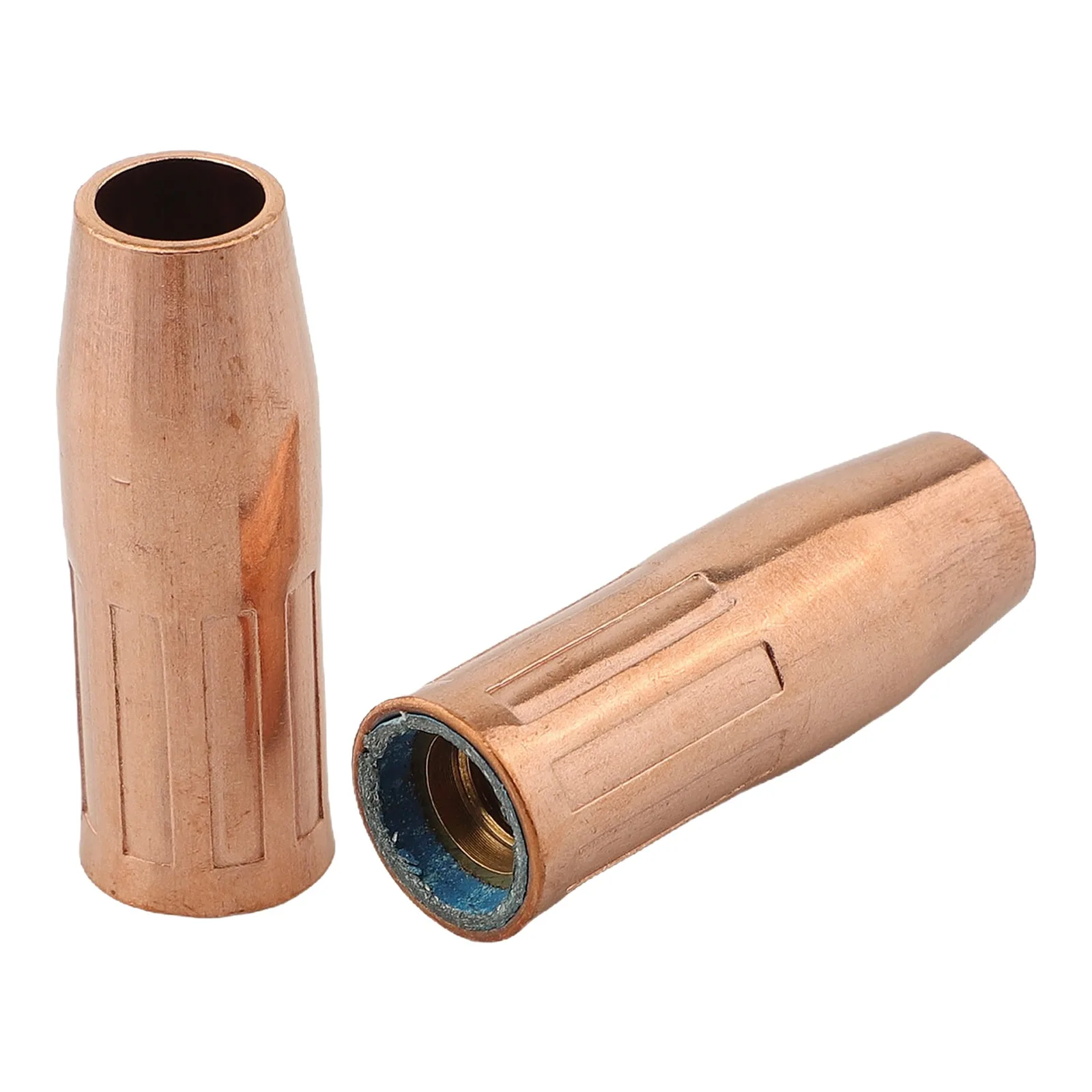 14pcs  MIG Welding For 100L Contact Tip Gas Diffuer Nozzle 0.6mm-1.2mm Contact Tip Gas Diffuser Nozzle Welding Nozzles
