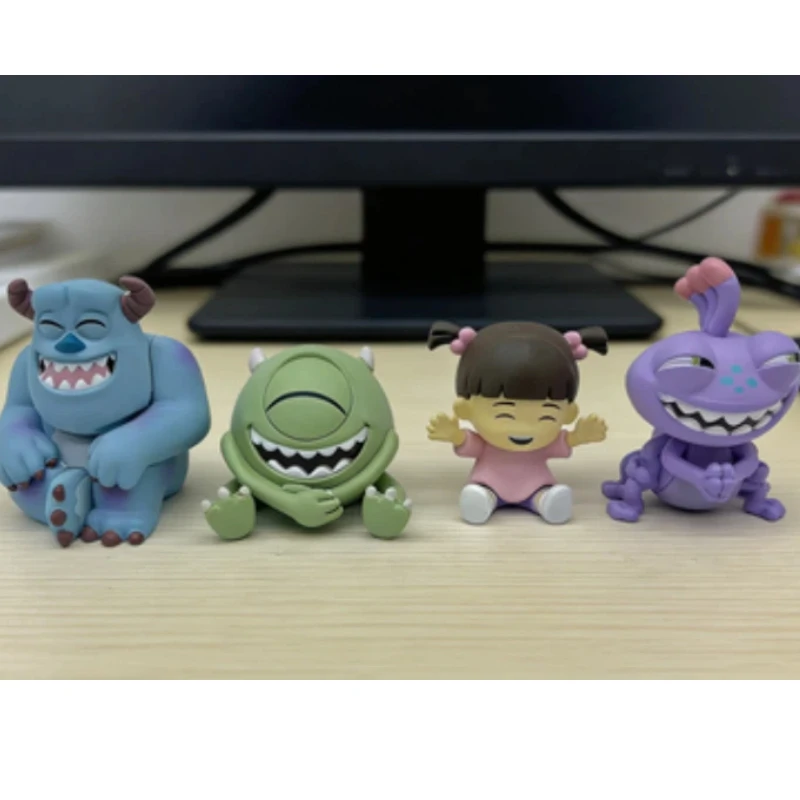 

Аниме-фигурка Monster Power Company Haha Laugh: Милая коллекционная фигурка-сюрприз с большими глазами и причудливыми прядями волос, модная игрушка, подарок на фестиваль