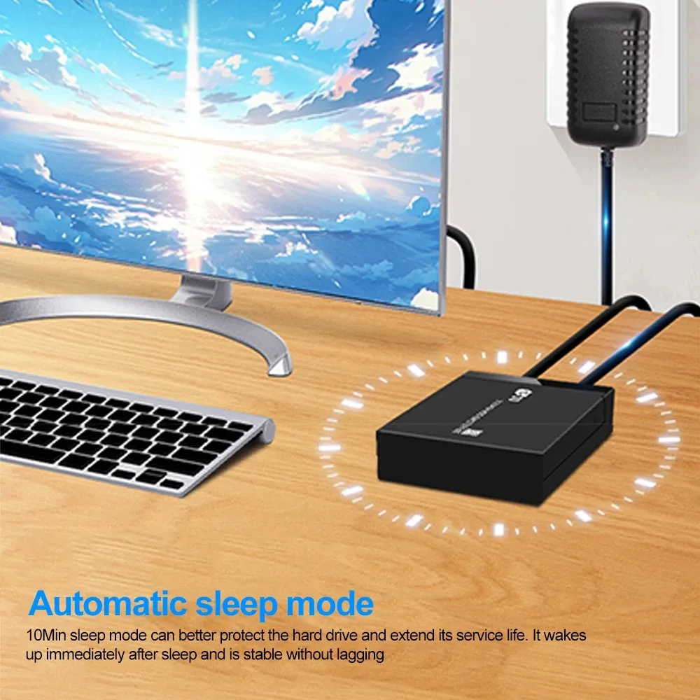 HDD Case 3.5 2.5'' SATA to USB 3.0 Adapter External Hard Drive Enclosure Reader for SSD Disk HDD Box Case HD 3.5 HDD Case for PC