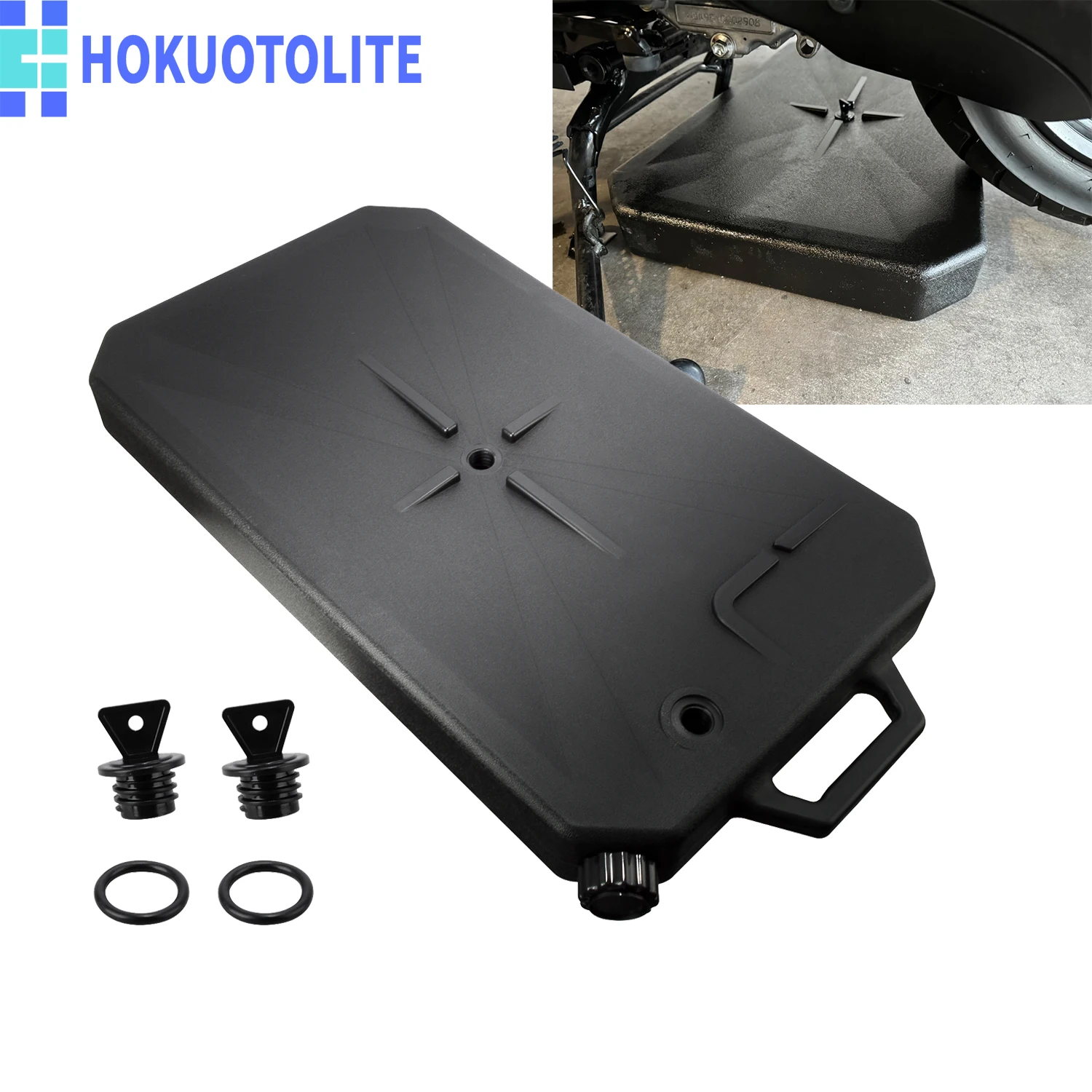 Motorcycle 10-Quart  Large Low Profile Oil Drain Pan For Harley Softail Sportster Dyna Road King Honda Yamaha Kawasaki Indian