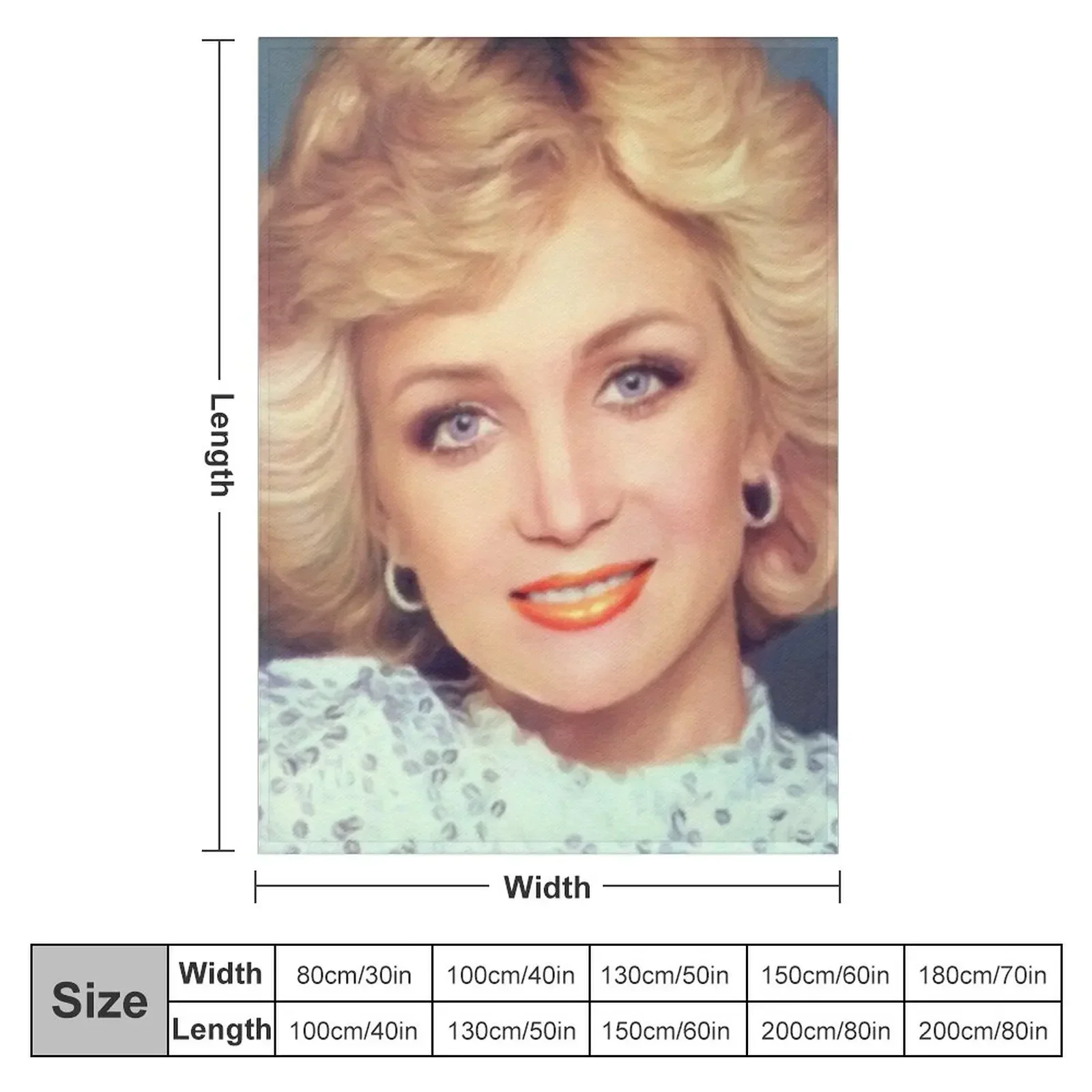 Barbara Mandrell, Music Legend Throw Blanket Fashion Sofas Sofa Throw for sofa Blankets