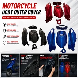Body Kit Plastic motorcycle Front cover  Side cover Motorcycle Accessories for JOG 50 ZR SA36J SA39J Vino 4T Full Fairing Kit
