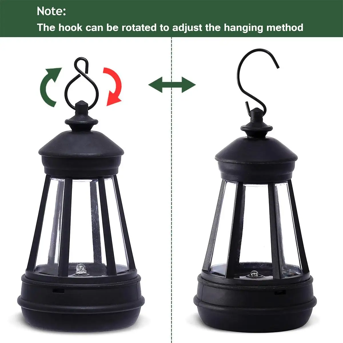 Retro Solar Lamp Outdoor Waterproof Lights Solar Powered Portable Fence Warm White Camping Lanterns For Garden Garden Decorative image 6