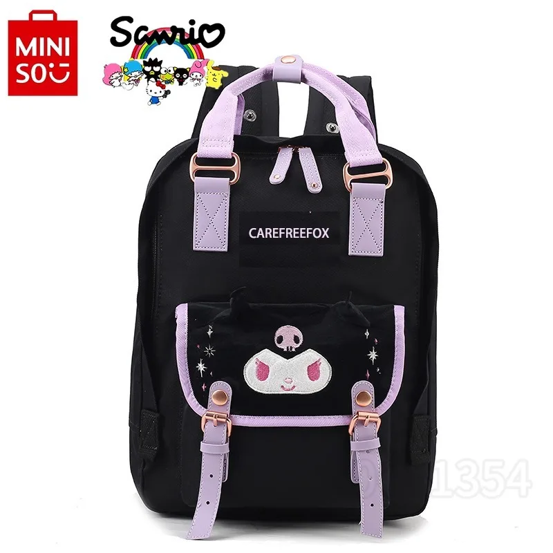 Sanrio Kuromi New 3D Women\'s Backpack Luxury Brand  Women\'s Backpack Cartoon Girls\' School Bag High Quality and Large Capacity