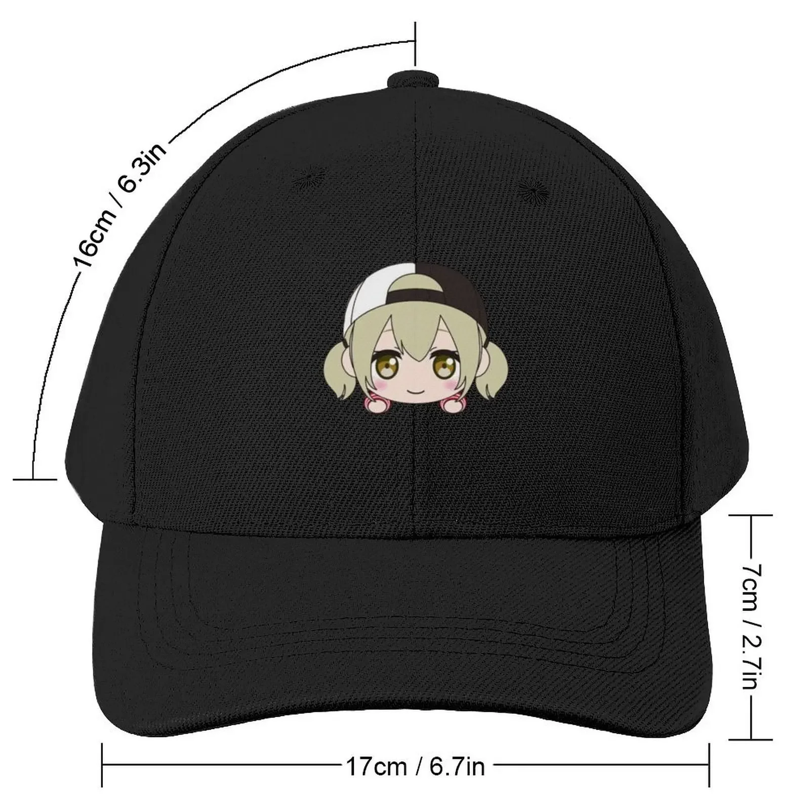 Kohane Azusawa chibi plushie Baseball Cap fishing hat Anime Girl Men's