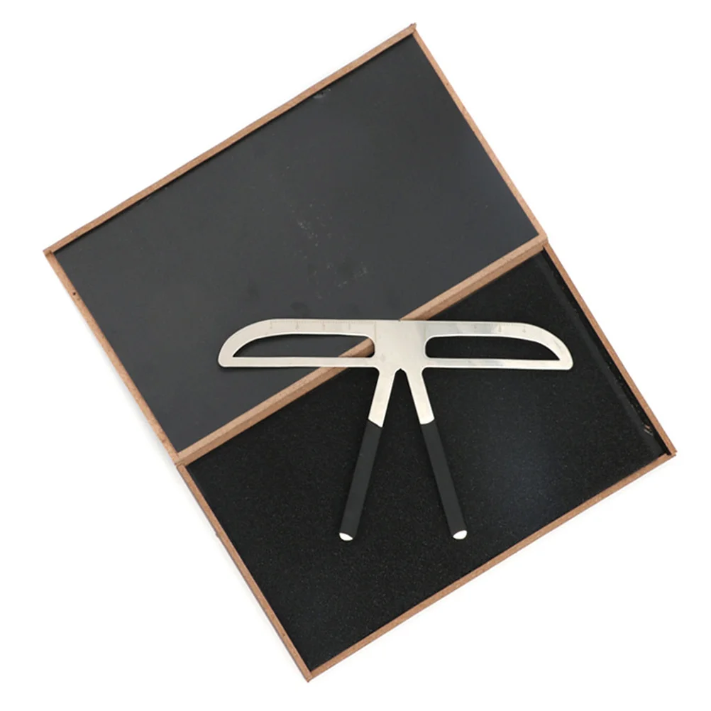 Professionele wenkbrauwstencil-liniaal Herbruikbare driepuntsbalanspositioneringsset voor symmetrische natuurlijke wenkbrauwen Gemakkelijke make-up