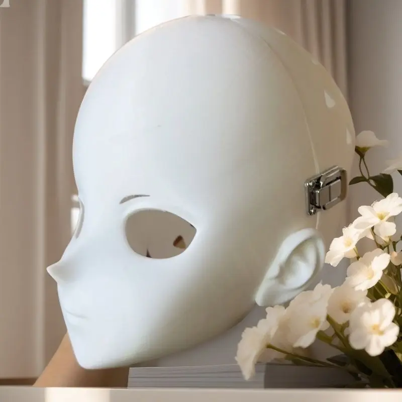 Customize Character Boy/Bily Kigurumi Half Head with Lock Anime Cosplay Kigurumi Mask COS Headgear