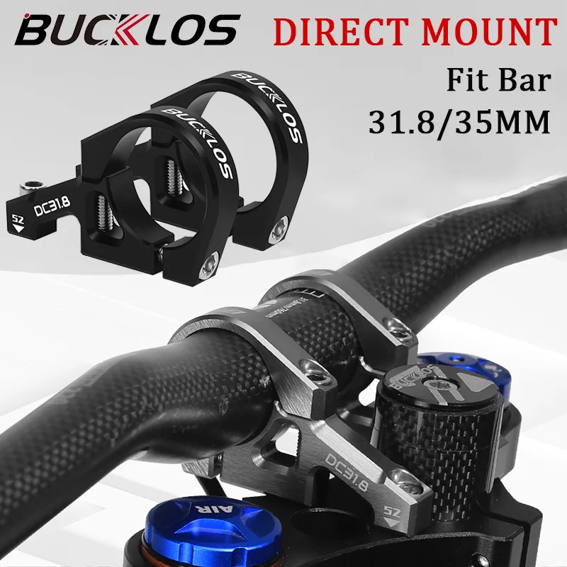 

BUCKLOS Dual Crown Suspension Power for Downhill Bike High Rigidity DH/AM/FR MTB Bicycle DIRECT MOUNT STEM 31.8/35mm Table Stem