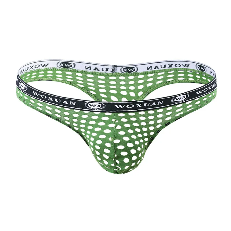 

Men Hollow Out G-String Sexy Thongs Low Waist Underwear T-Back Underpants Breathable Mesh Bugle Pouch Panties Erotic Mens Briefs