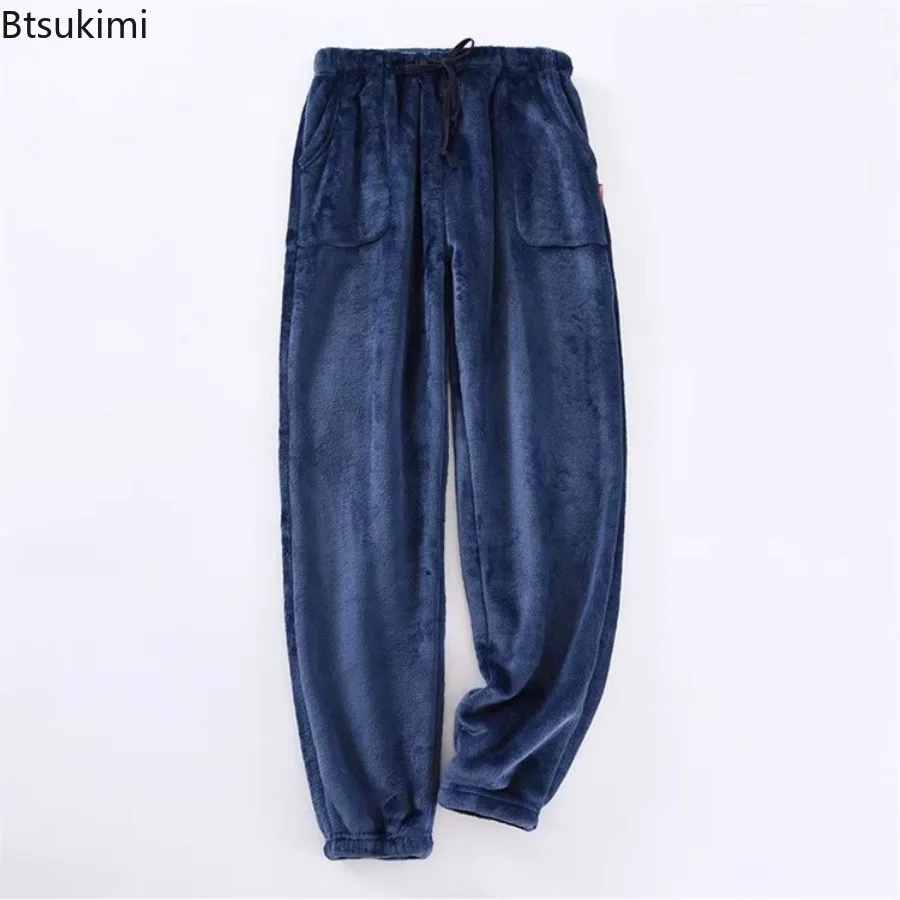 

2025 Men's Thermal Pants Stretch Leggings Flannel Winter Underwear High Stretch Classic Plush Thick Cotton-padded Trousers Male