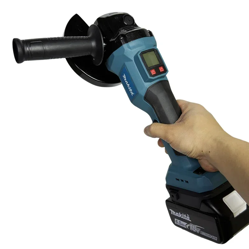 Makita 18V 20V Battery Compatible 125mm Brushless Angle Grinder Digital Display Grinding Cutting Polishing Equipment view 2
