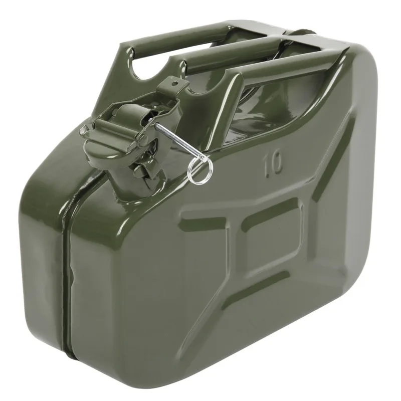 

10L 0.8mm American Oil Barrel Army Green With Inverted Oil Pipe