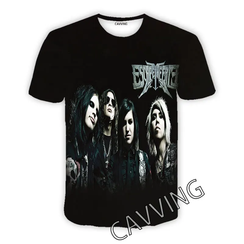 CAVVING 3D Printed Escape The Fate Casual T-shirts  Hip Hop T Shirts Harajuku Styles Tops Clothing for Men/women   H01