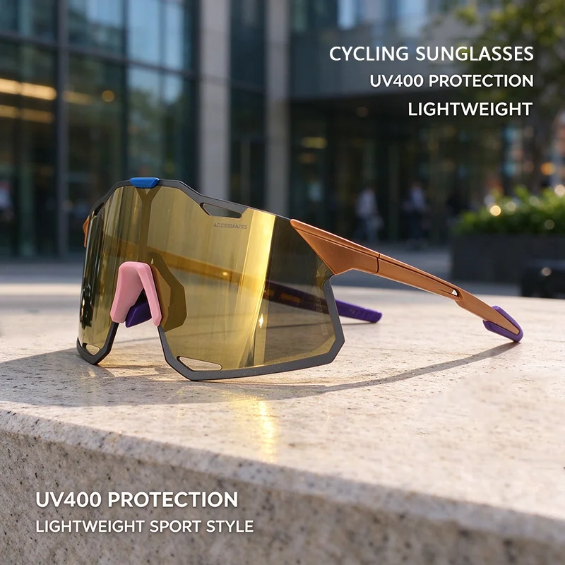 3Lens Bicycle Sunglasses Cycling Glasses Road Mountain Speed Bike Glasses Eyewear Men Women Outdoor Sports Racing Goggles