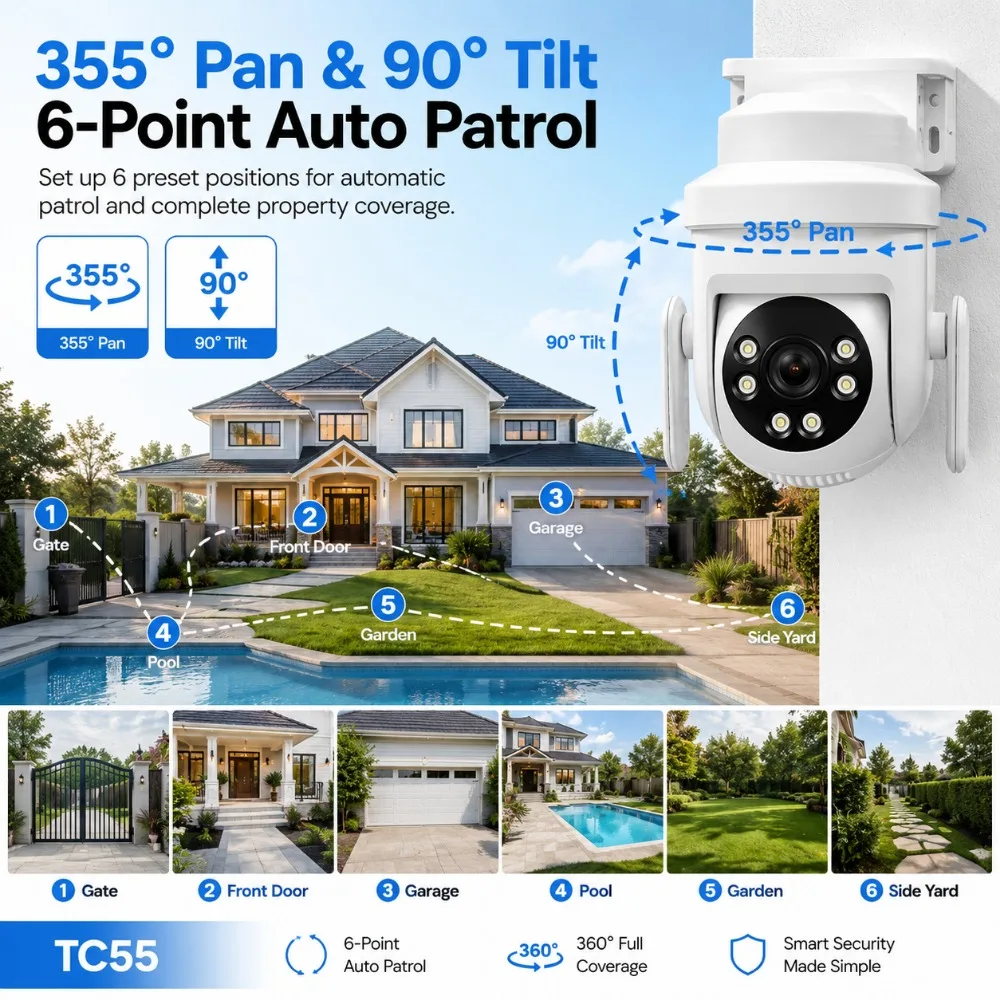 camera-solaire-ptz-wifi-tc55-8mp-355-°-pan-100-°-camera-inclinable-ip65-double-vision-nocturne-alerte-pir-conversation-bidirectionnelle-controle-onvif-icsee
