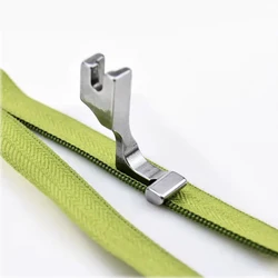 Zipper Presser Foot, Invisible Zipper Foot,Unilateral Zipper foot,Concealed Zipper Foot for Industrial Lockstitch Sewing Machine