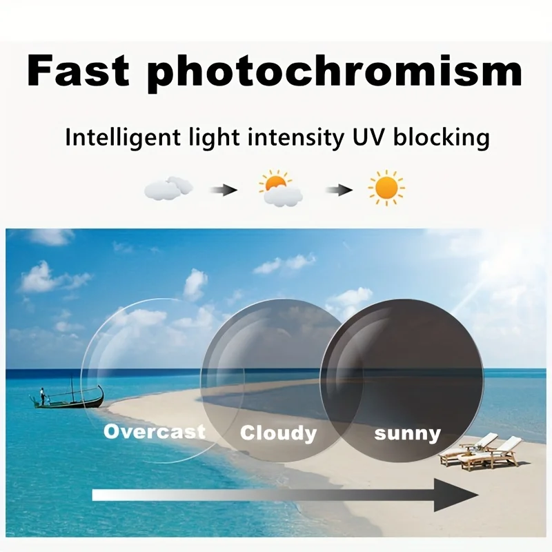 2025 Tr90 Photochromic Multifocus Reading Glasses Men Women Progressive Anti-blue Ray Half Rim Presbyopic Eyeglasses 1.0-4.0 image 2
