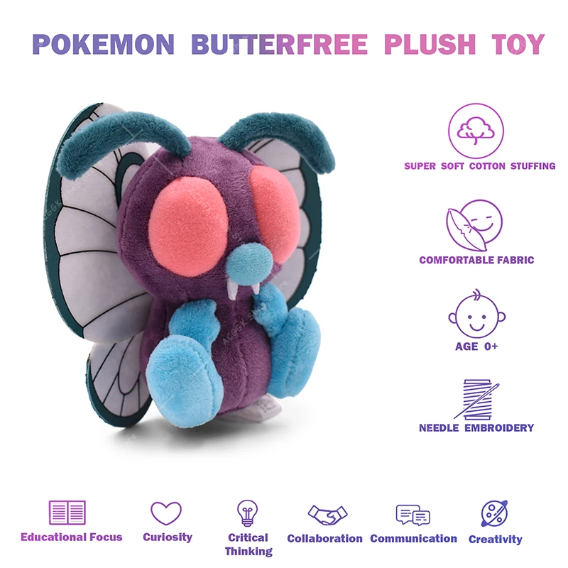 Muñeco de Peluche de Pokémon, muñeco de Peluche suave de 15CM, regalo realista de alta calidad para niños, figuras de Anime