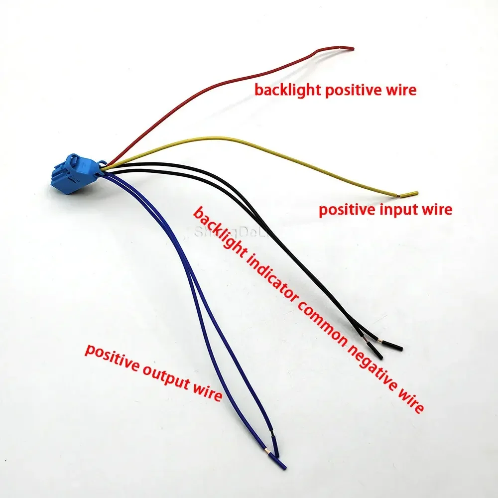 1PC Car LED DRL Light Packing Radar Power On Off Mirror heat Exhaust Switch Button For VW Golf 6 MK6 Jetta Scirocco Accesso