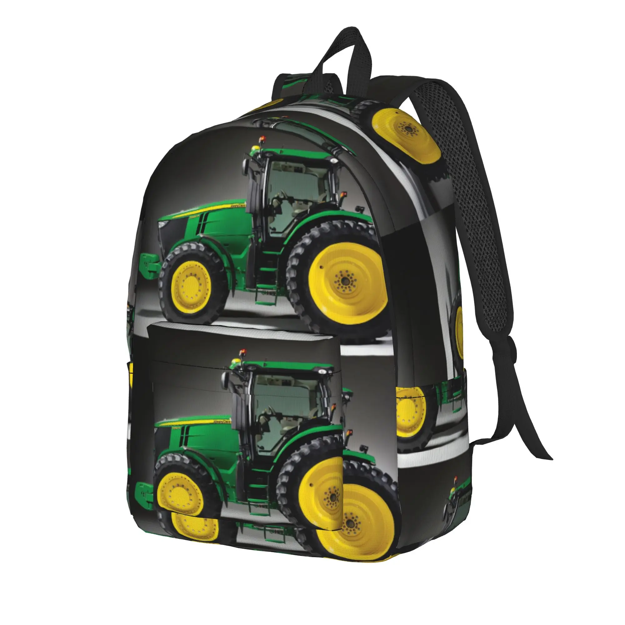 Tractors Farm Vehicles Backpack  Workout Backpacks Girl Stylish School Bags Designer Lightweight Rucksack