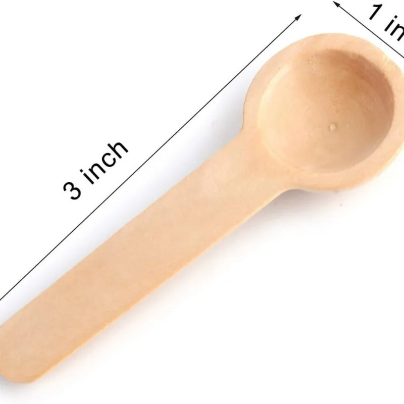 1/5/10pcs Mini Wooden Spoons Small Bath Salt Spoon Candy Spoon Baby Spoon for Spice Jars Seasoning Honey Coffee Kitchen Cooking