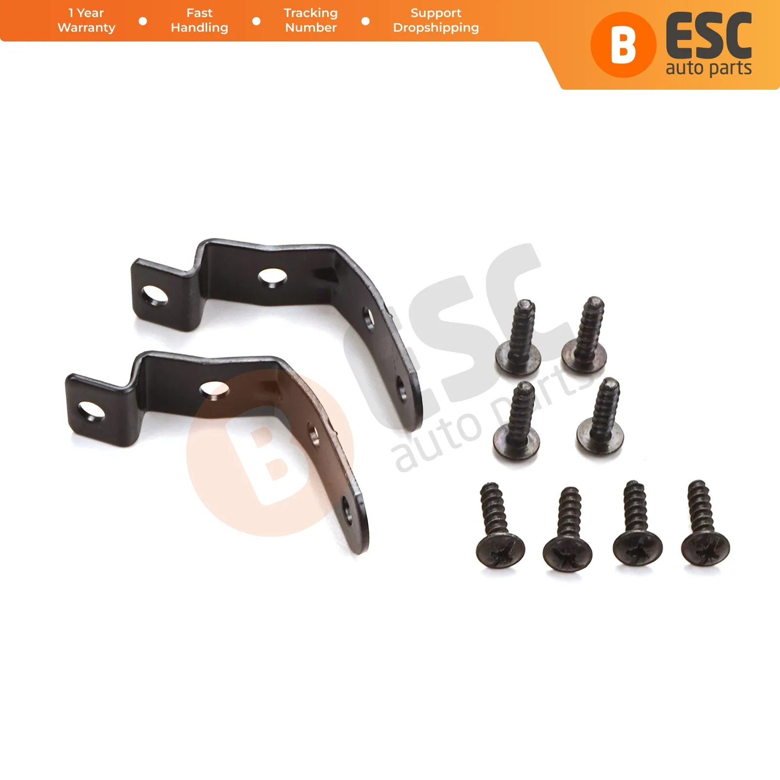 

EDP1204 Glove Box Lid Z Shape Hinge Snapped Repair Fix Kit Brackets 8E2857035 for Audi A4 S4 RS4 B6 B7 Seat Exeo 3R5