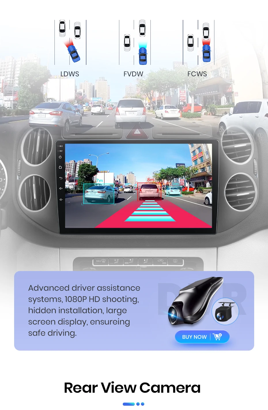 Junsun Autoradio für VW Volkswagen Tiguan 1 Nf 2006 2007 2008 2009 2010 - 2016 Carplay Android Auto FM RDS DSP BT GPS Navi SWC HD IPS Touchscreen Plug & Play Multimedia-Player Freisprecheinrichtung Original-Autostil Haupteinheit – Detail 16