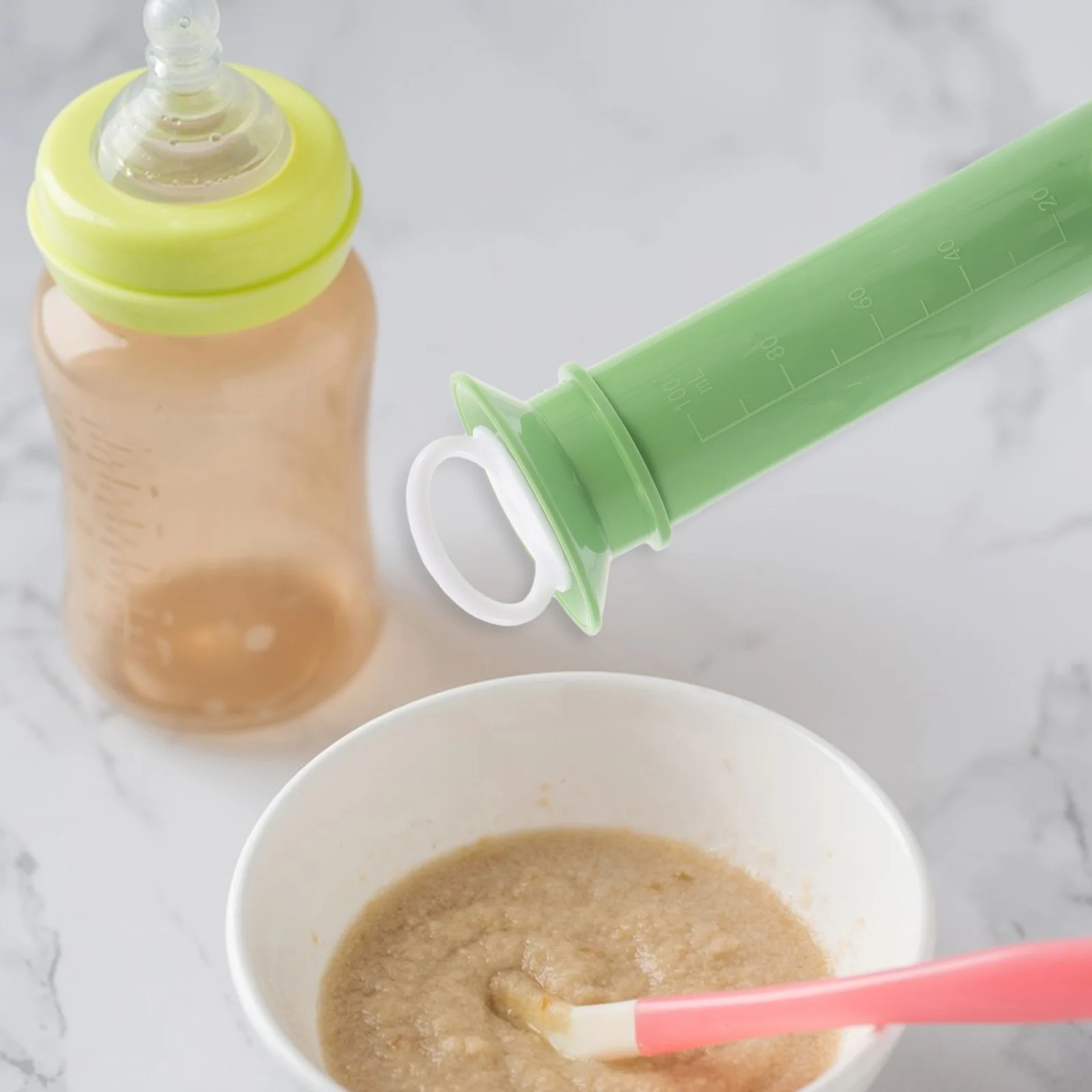 الطفل الغذاء الحقيبة حشو الرضع تغذية أساسيات المحمولة موزع ل هريس الزبادي الأرز الحبوب أداة تغذية مريحة #4