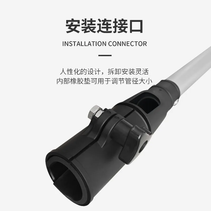 Throttle Control Extension Rod Outboard Engine Handle Adjustable Telescopic Aluminum Alloy