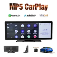 10.26 Inch Car Monitor Wireless CarPlay /Android-Auto HD Screen Camera Bluetooth FM Transmitter USB TF Video Player