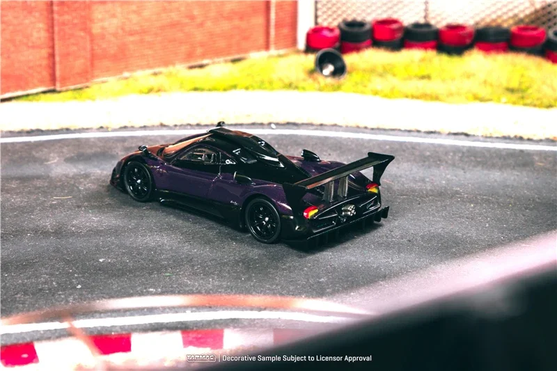 Tarmac Works 1:64 Pagani Zonda R Viola PSO Diecast Model Car