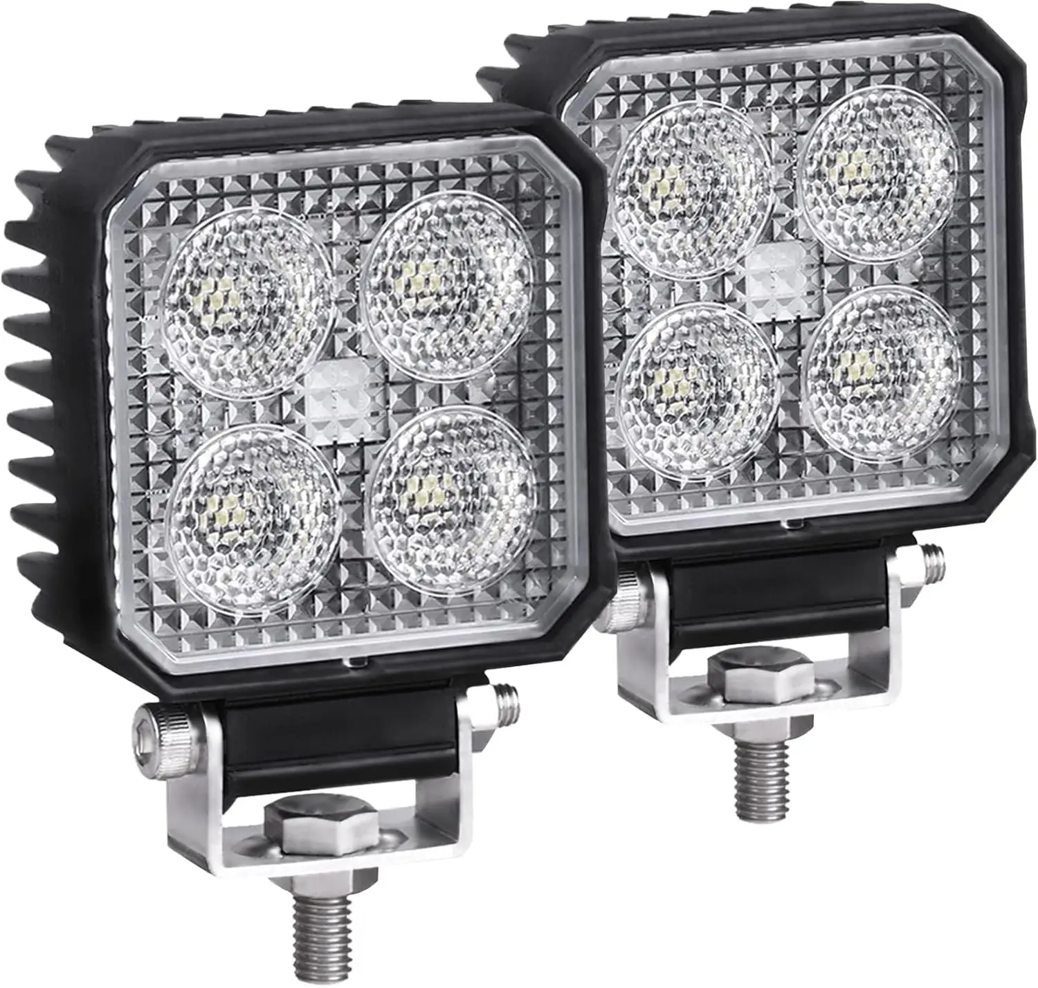 

2.8 Inch 48W 5500LM LED Work Lights for Truck, IP67 Waterproof 12V Flood Light Bar, Tractor Work Lights for Off Road ATV UTV
