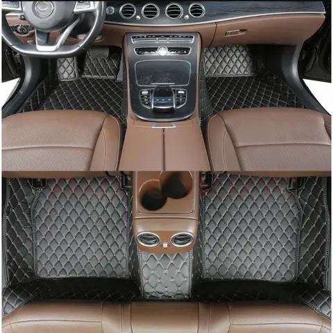 Alfombra de suelo de coche de cobertura completa para Mercedes Benz ML clase W166 2012-2016 W164 Clase G W463 GLK 2008-2014 accesorios de coche alfombras