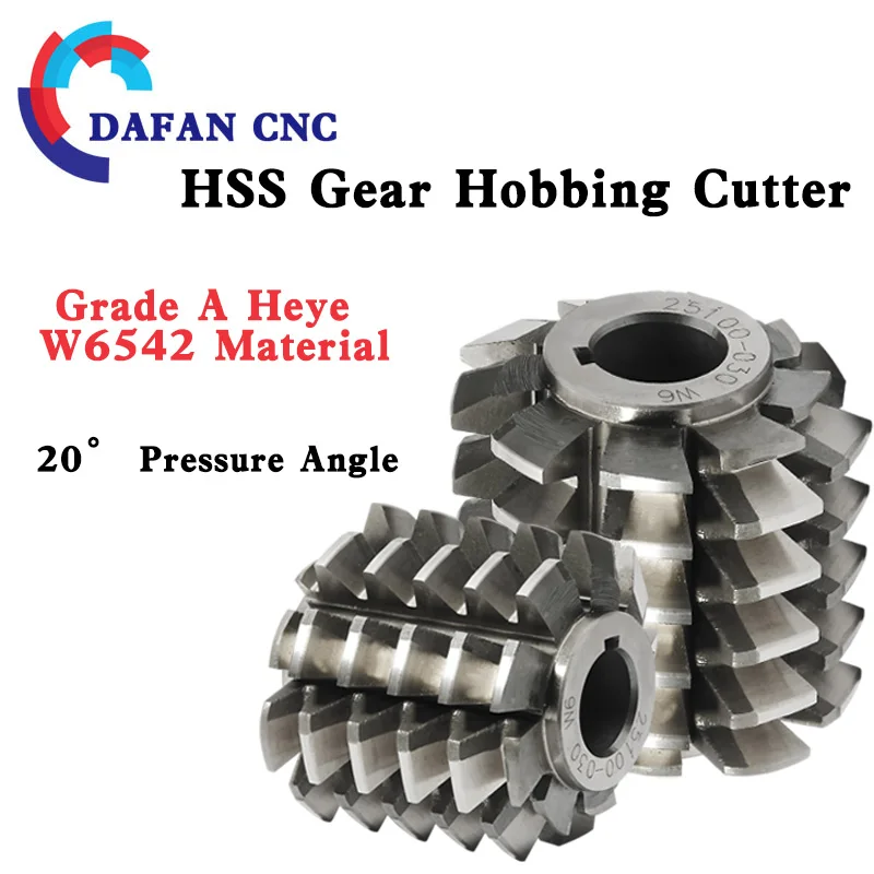 

rade A Heye W6542 Material Gear Hob with 20° Pressure Angle (M1/M3/M4/M5 HSS, Equivalent to M2) CNC tool
