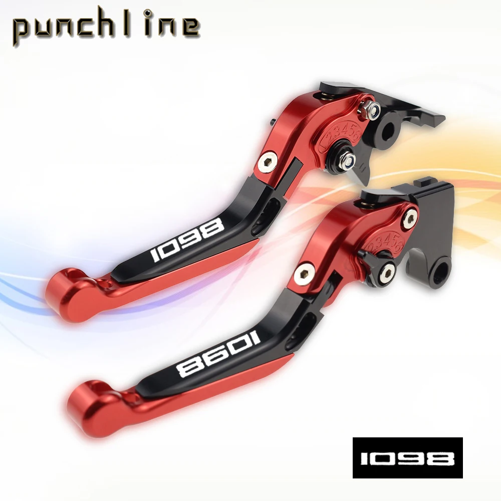 

Fit For 1098/S/Tricolor 2007-2008 Motorcycle CNC Accessories Folding Extendable Brake Clutch Levers Adjustable Handle Set