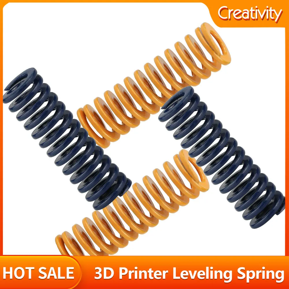 4PCS เตียงอุ่น Springs Die Light โหลดการบีบอัดฤดูใบไม้ผลิ DIY Extrusion ฤดูใบไม้ผลิ Ender 3/Ender 3 Pro/Ender 3 V2