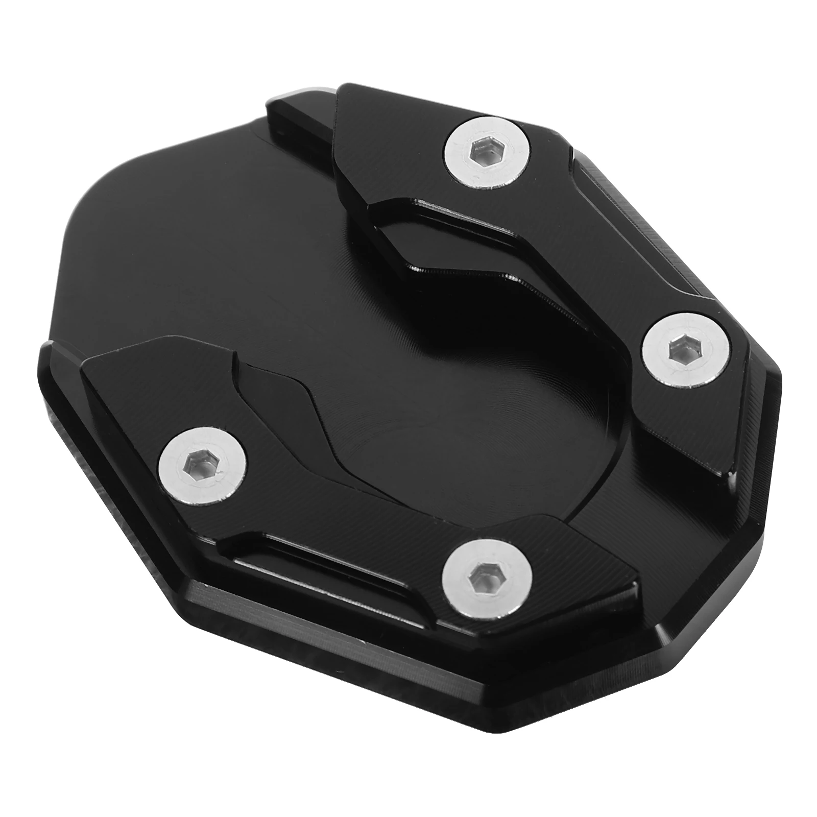 

Aluminum Alloy Motorcycle Side Stand Extension Plate Non-Slip Kickstand Pad Foot Support Plate Garage Lawn Road Use