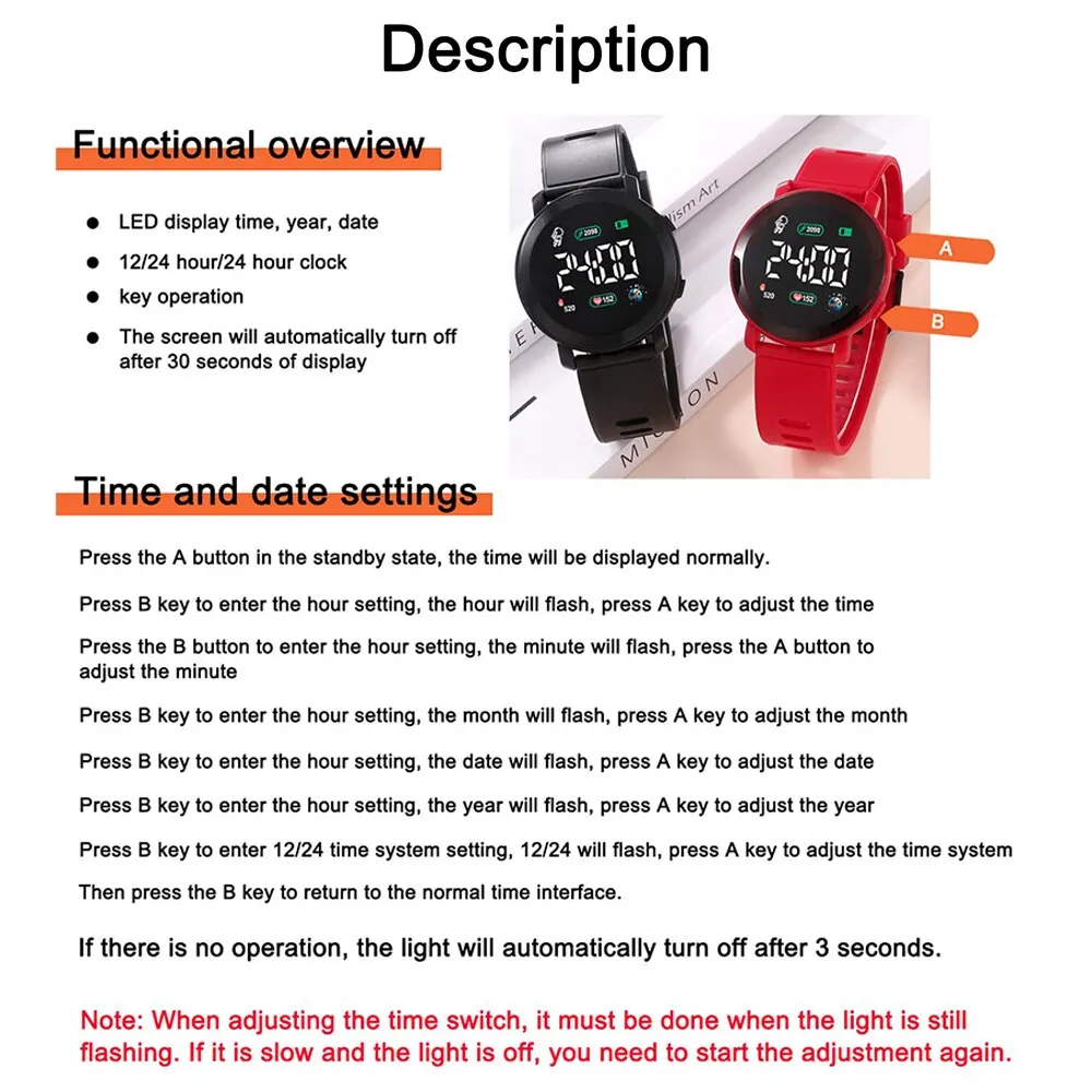 Mens Watches LED Digital Watch for Men Women Sports Army Military Silicone Watch Electronic Clock Hodinky Reloj Hombre