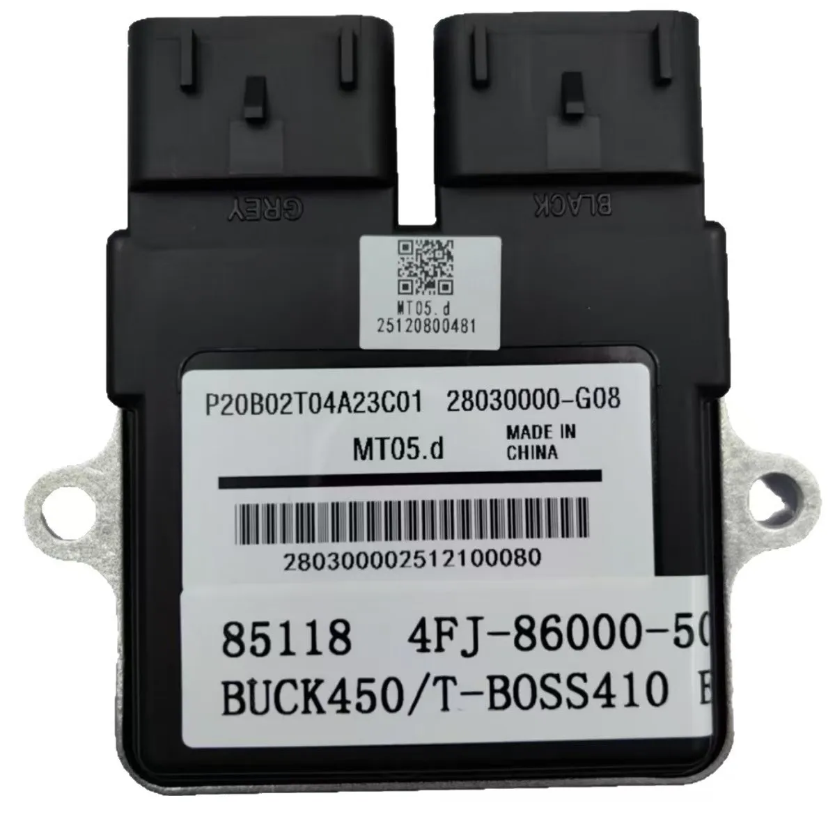 ECU Controller Fit for Linhai BUCK450 T-BOSS410 EPA 85118 4FJ-86000-50 P20B02T04A23C0128030000- G08