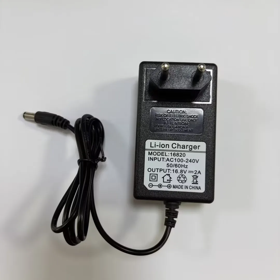 DC 16.8V/21V 2A Power Supply EU Plug AC100-240V Lithium Battery Charger For Power Drills Electric Water Guns For Makita Battery